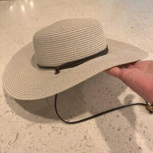 Braided Gray Sun hat